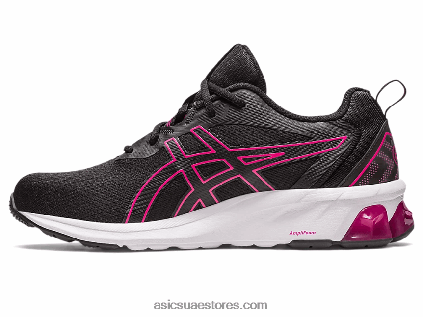 Asics الهذيان الأسود / الوردي هلام الكم 90 رابعا 2N24DJ2227