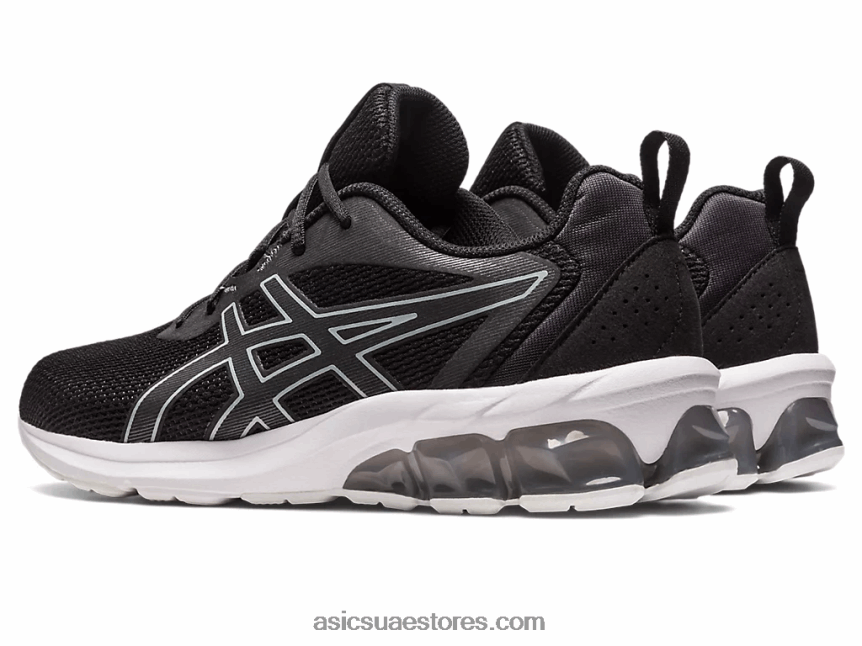Asics أسود / رمادي حجري هلام الكم 90 رابعا 2N24DJ2231