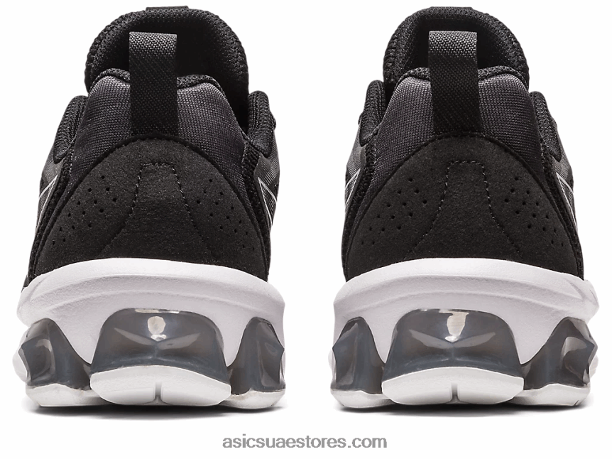 Asics أسود / رمادي حجري هلام الكم 90 رابعا 2N24DJ2231