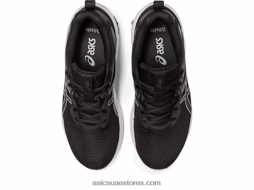 Asics أسود / رمادي حجري هلام الكم 90 رابعا 2N24DJ2231