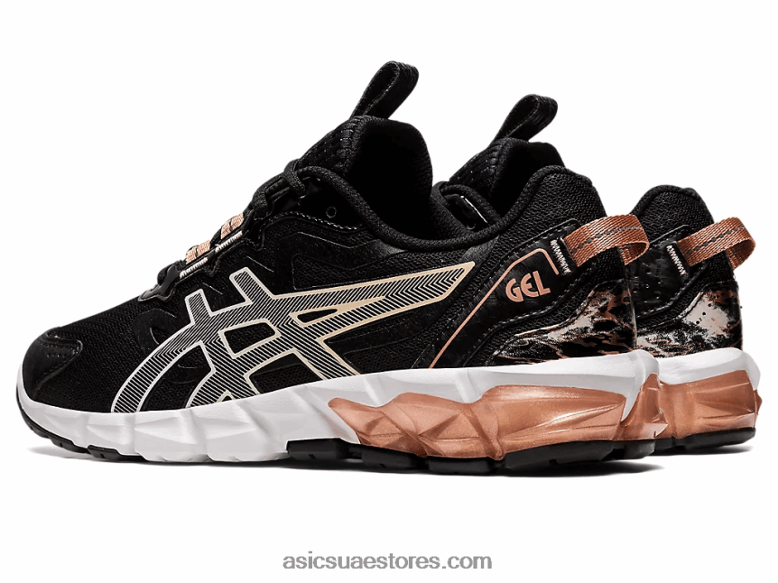 Asics أسود / ذهبي وردي جل-كوانتوم 90 2N24DJ2854