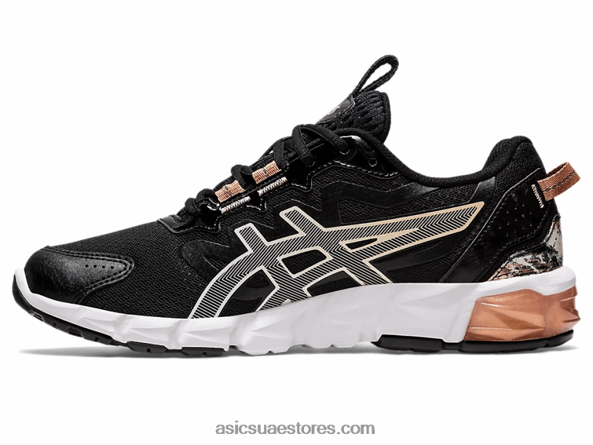 Asics أسود / ذهبي وردي جل-كوانتوم 90 2N24DJ2854