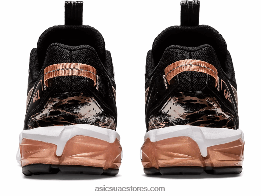 Asics أسود / ذهبي وردي جل-كوانتوم 90 2N24DJ2854