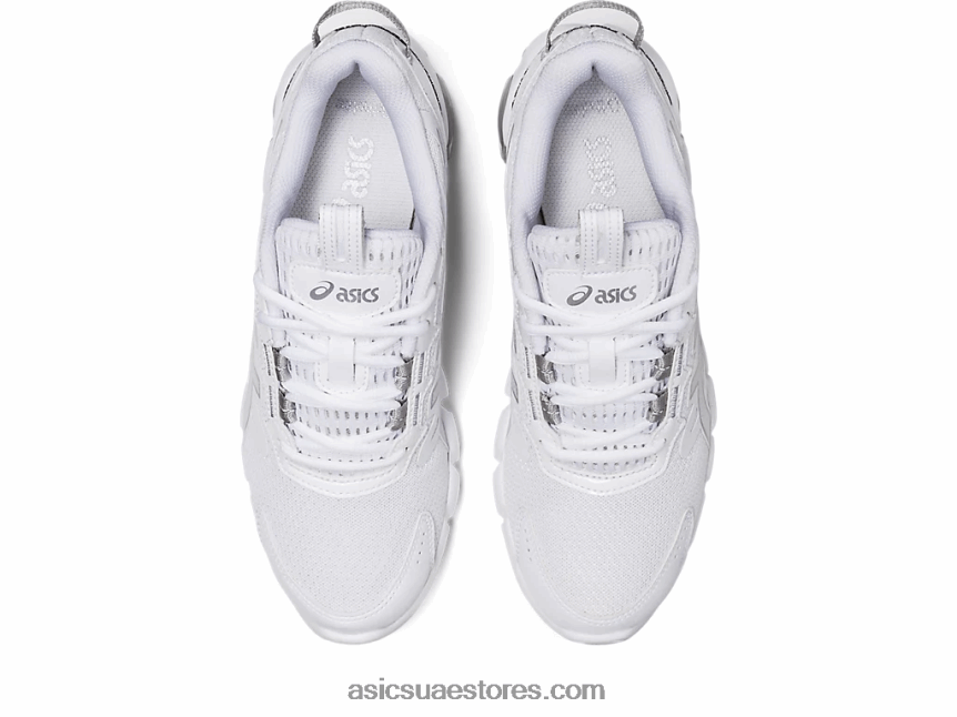 Asics أبيض / فضي نقي جل-كوانتوم 90 2N24DJ2866