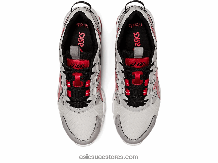 Asics رمادي جليدي / أحمر كلاسيكي جل-كوانتوم 90 2N24DJ672