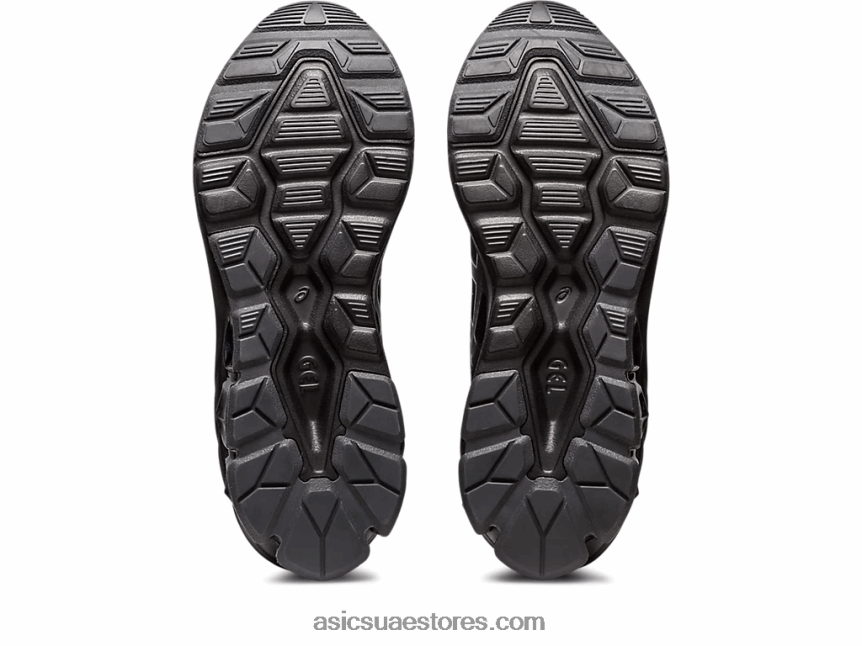 Asics أسود / رمادي جرافيت هلام الكم 90 رابعا 2N24DJ85