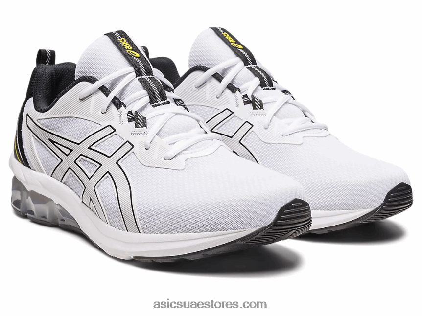 Asics أبيض أسود هلام الكم 90 رابعا 2N24DJ93