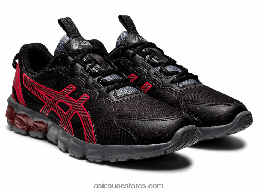 Asics تنبيه أسود / أحمر جل-كوانتوم 90 3 2N24DJ711