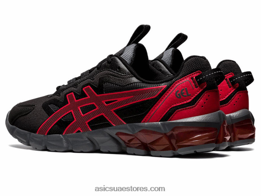 Asics تنبيه أسود / أحمر جل-كوانتوم 90 3 2N24DJ711