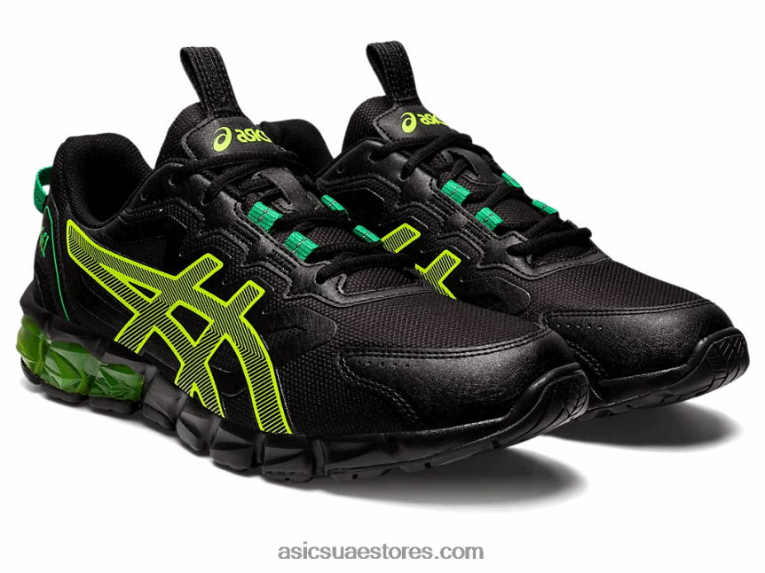 Asics أسود / أصفر أمان جل-كوانتوم 90 3 2N24DJ914