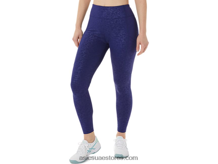 Asics نحى اليابان النقش الغوص الأزرق المرأة الجديدة القوية 92 مطبوعة ضيقة 2N24DJ3034
