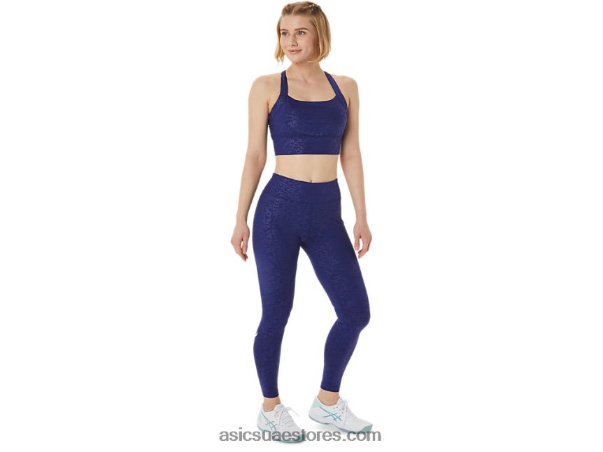 Asics نحى اليابان النقش الغوص الأزرق المرأة الجديدة القوية 92 مطبوعة ضيقة 2N24DJ3034