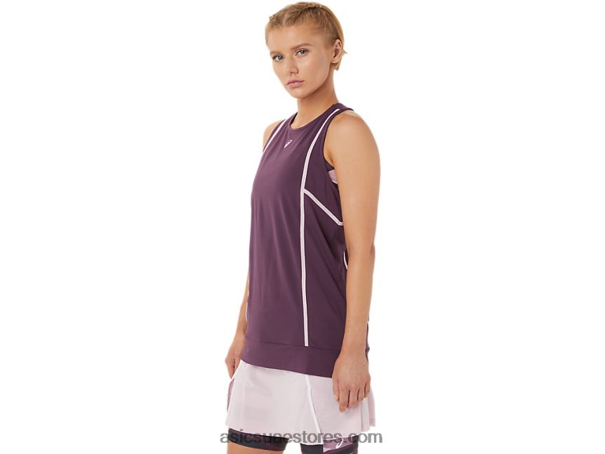 Asics برقوق عميق / بالكاد ارتفع دبابة 92 قوية جديدة للسيدات 2N24DJ3284