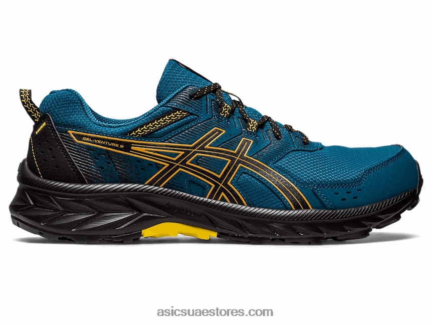 Asics حبر أزرق مخضر / عاصفة رملية جل فينشر 9 2N24DJ102
