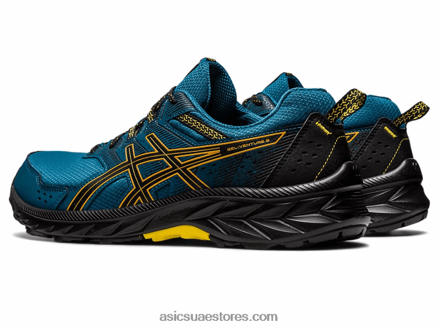 Asics حبر أزرق مخضر / عاصفة رملية جل فينشر 9 2N24DJ102