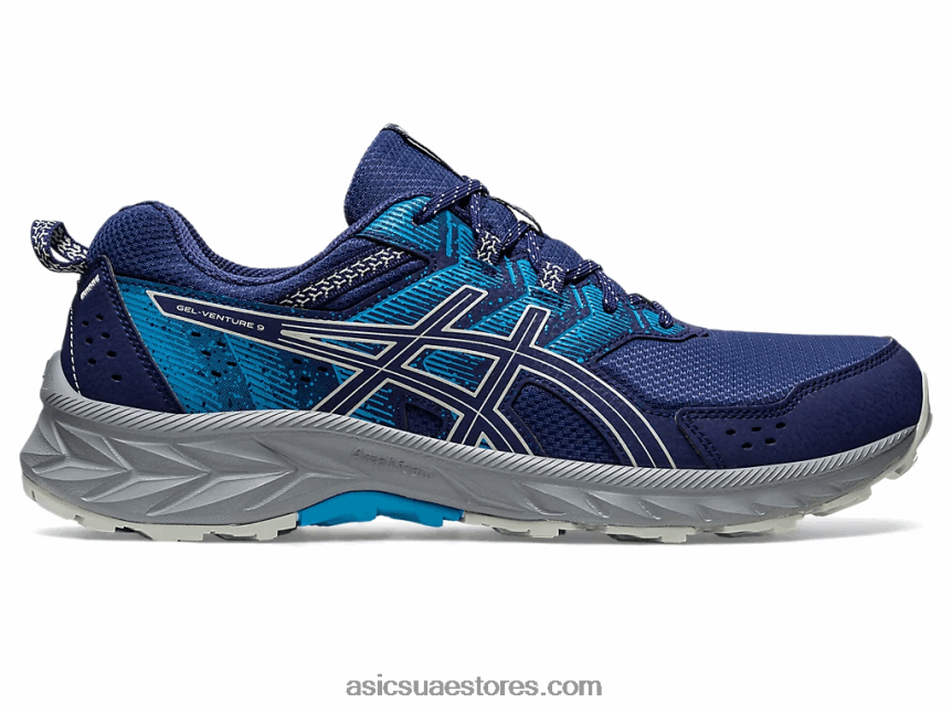 Asics أزرق نيلي / حكيم فاتح جل فينشر 9 2N24DJ108