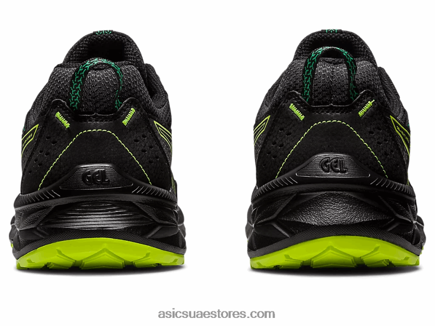 Asics أسود / قشر الليمون جل فينشر 9 2N24DJ111