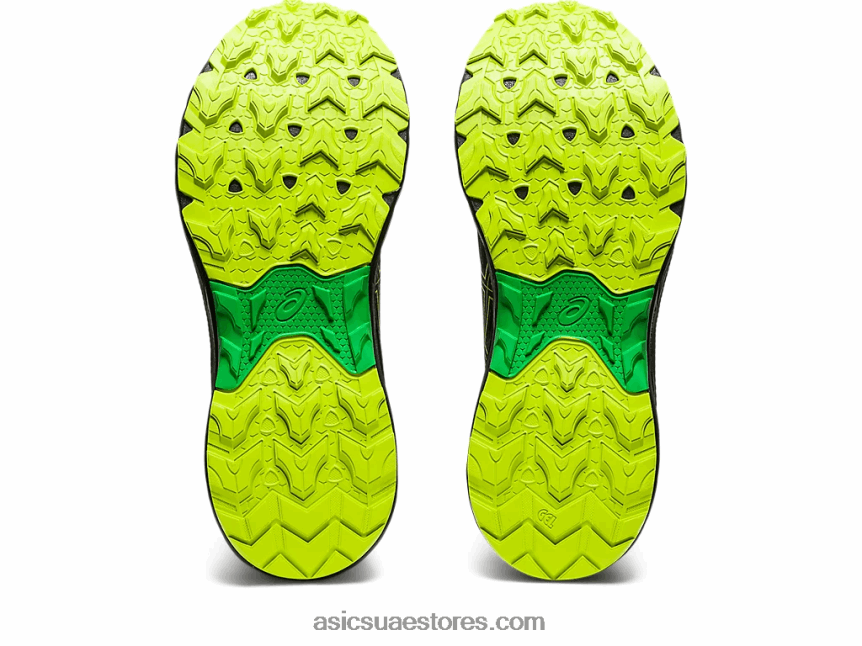 Asics أسود / قشر الليمون جل فينشر 9 2N24DJ111