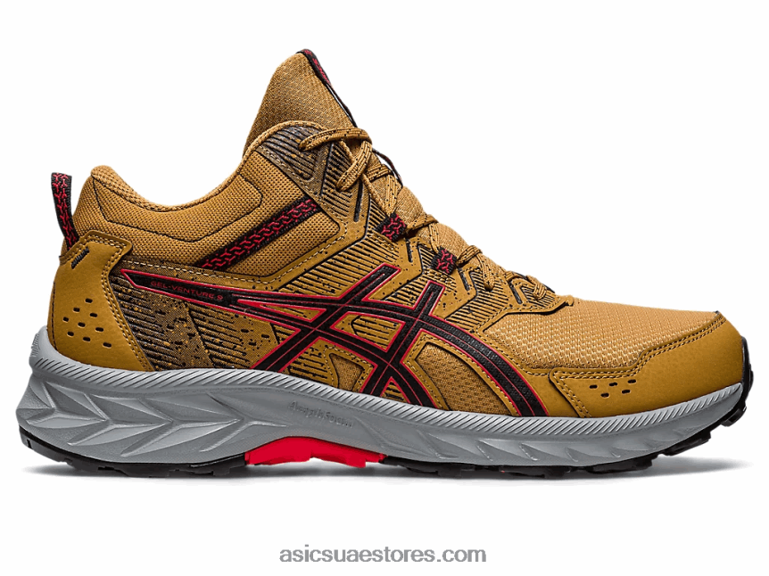 Asics بريسيديو تان / أحمر كهربائي جل فينشر 9 متر 2N24DJ121