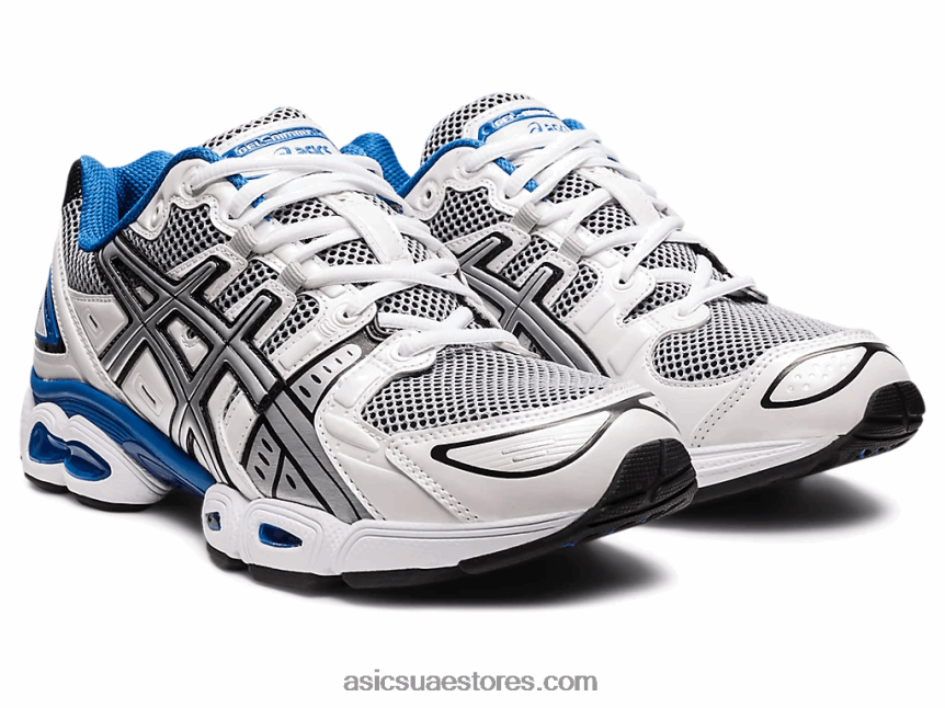 Asics محرك أبيض / بحيرة جل نيمبوس 9 2N24DJ1225