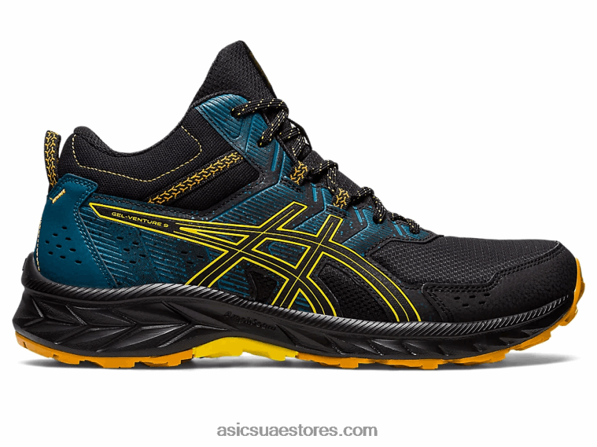Asics أسود / أصفر ذهبي جل فينشر 9 متر 2N24DJ125