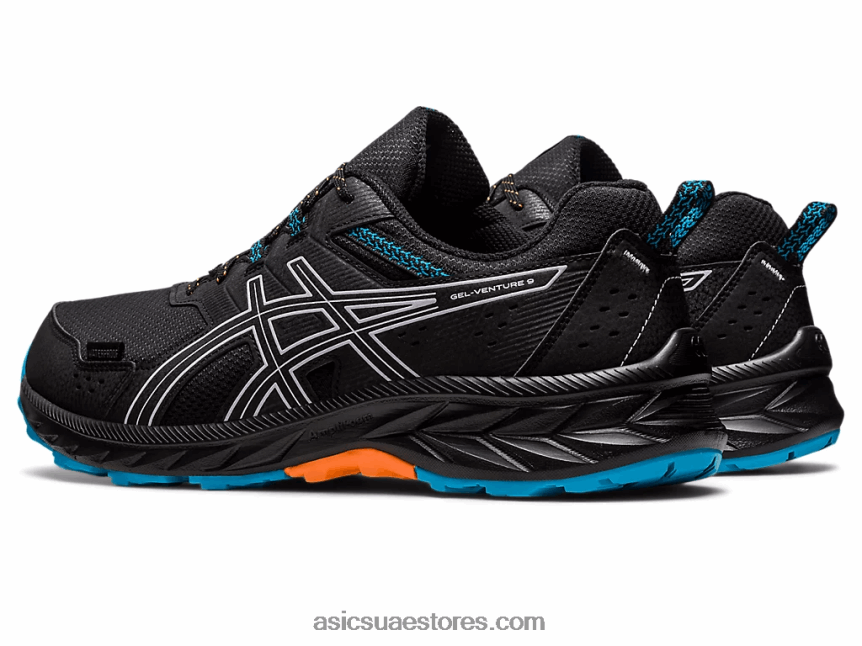 Asics أسود / بنفسجي غامق جل فينشر 9 مقاوم للماء 2N24DJ129