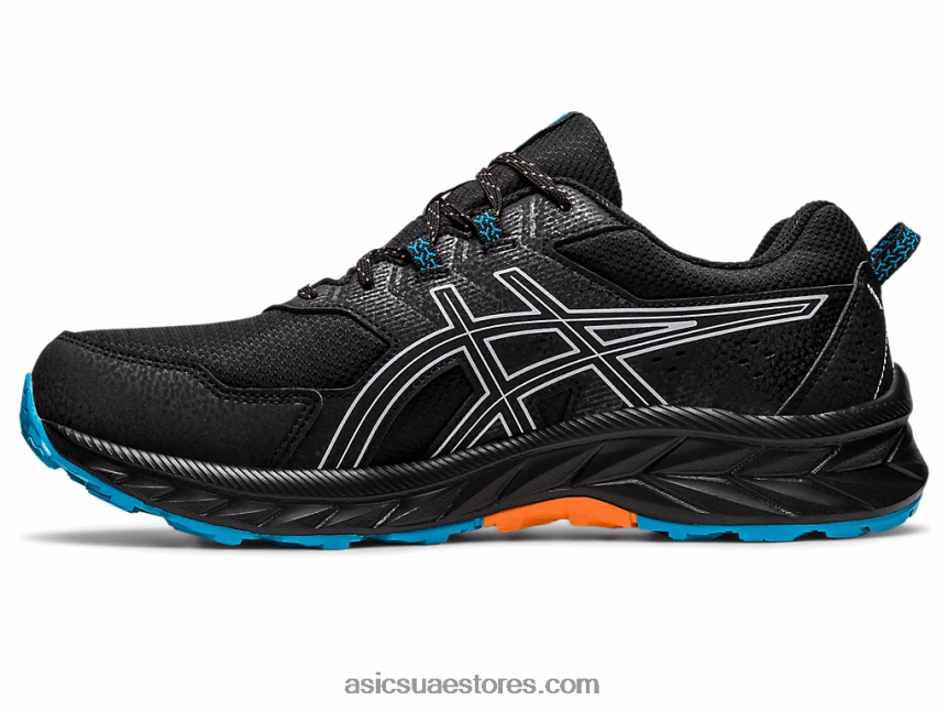 Asics أسود / بنفسجي غامق جل فينشر 9 مقاوم للماء 2N24DJ129