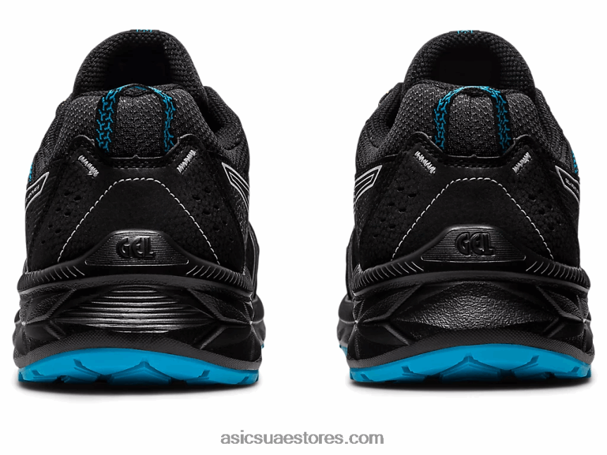 Asics أسود / بنفسجي غامق جل فينشر 9 مقاوم للماء 2N24DJ129