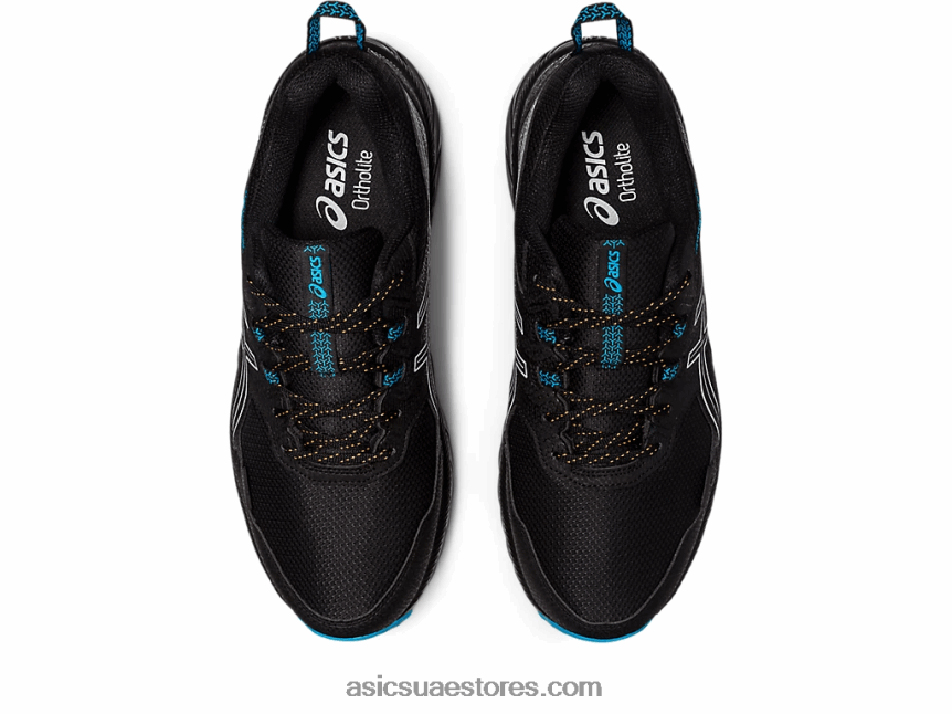 Asics أسود / بنفسجي غامق جل فينشر 9 مقاوم للماء 2N24DJ129