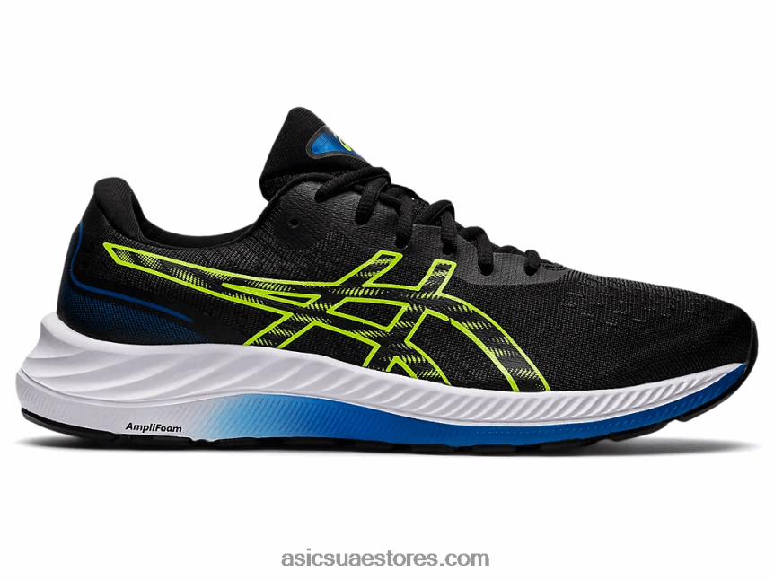 Asics أسود / أخضر خطر جل اكسايت 9 2N24DJ1319