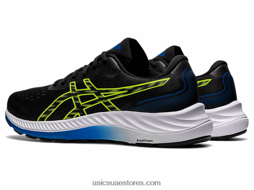 Asics أسود / أخضر خطر جل اكسايت 9 2N24DJ1319