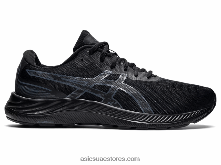 Asics أسود / رمادي الناقل جل اكسايت 9 2N24DJ1324