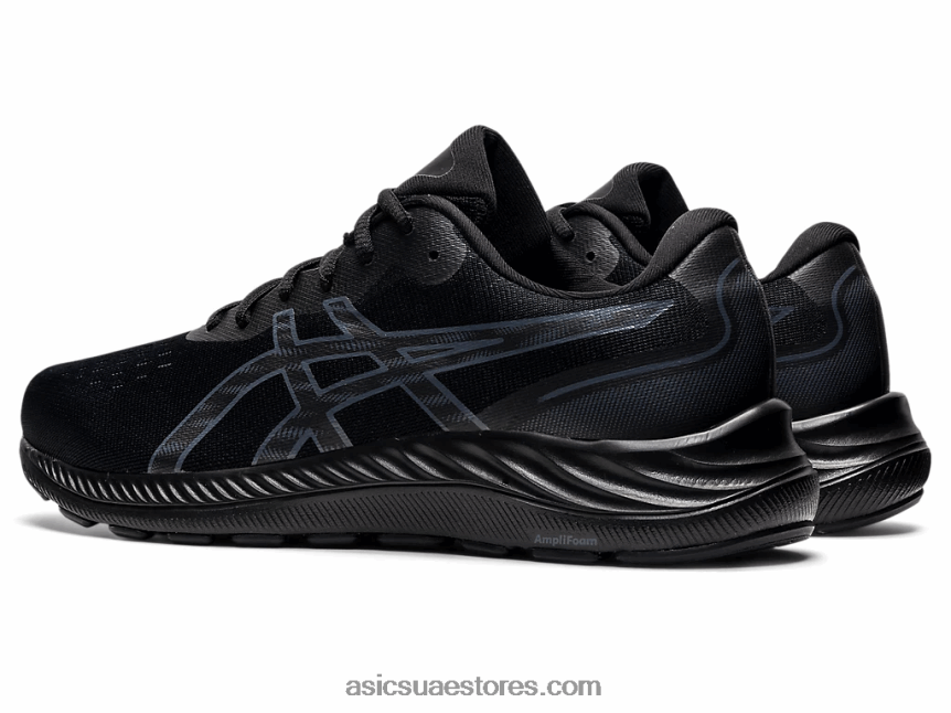 Asics أسود / رمادي الناقل جل اكسايت 9 2N24DJ1324
