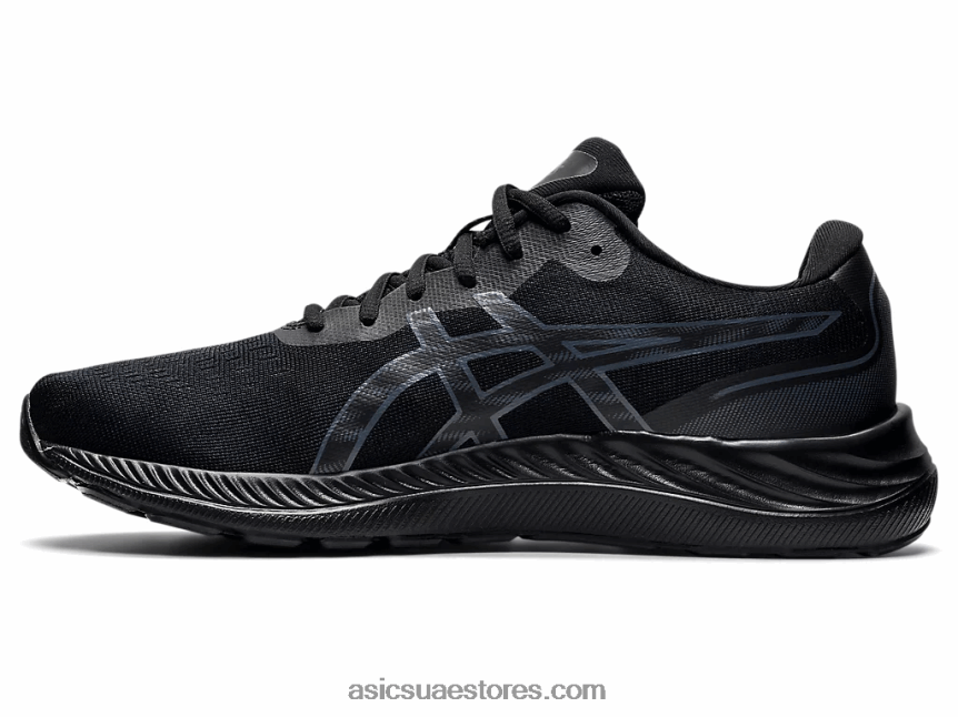 Asics أسود / رمادي الناقل جل اكسايت 9 2N24DJ1324