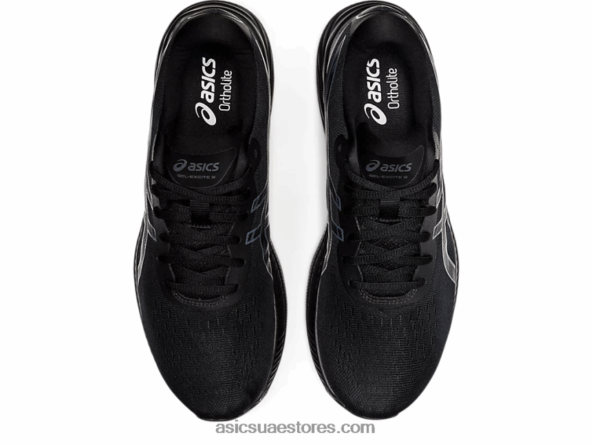 Asics أسود / رمادي الناقل جل اكسايت 9 2N24DJ1324