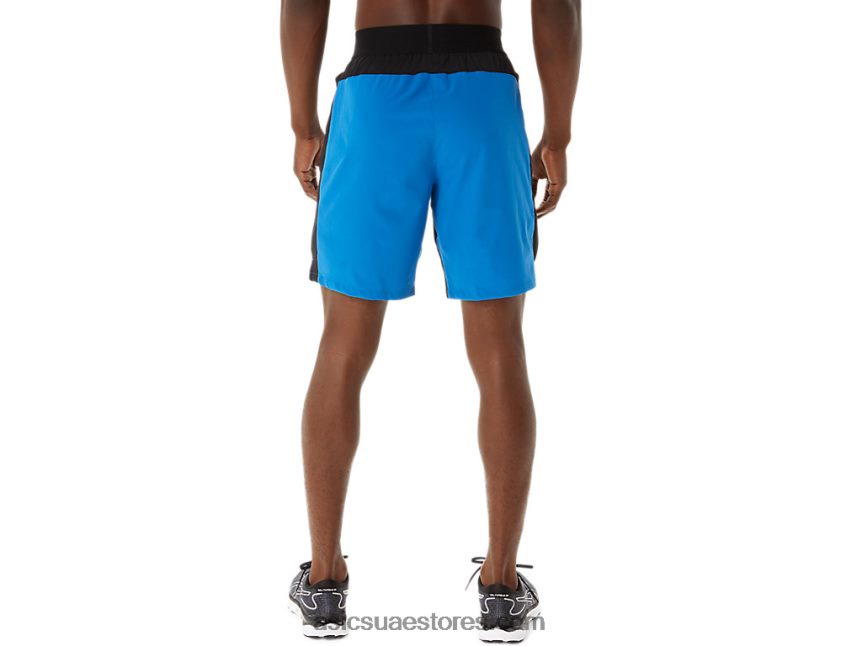 Asics محرك البحيرة / الأداء الأسود خلاط رجالي 9 إنش قصير 2N24DJ1409