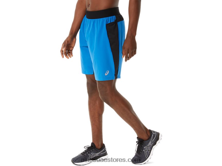 Asics محرك البحيرة / الأداء الأسود خلاط رجالي 9 إنش قصير 2N24DJ1409