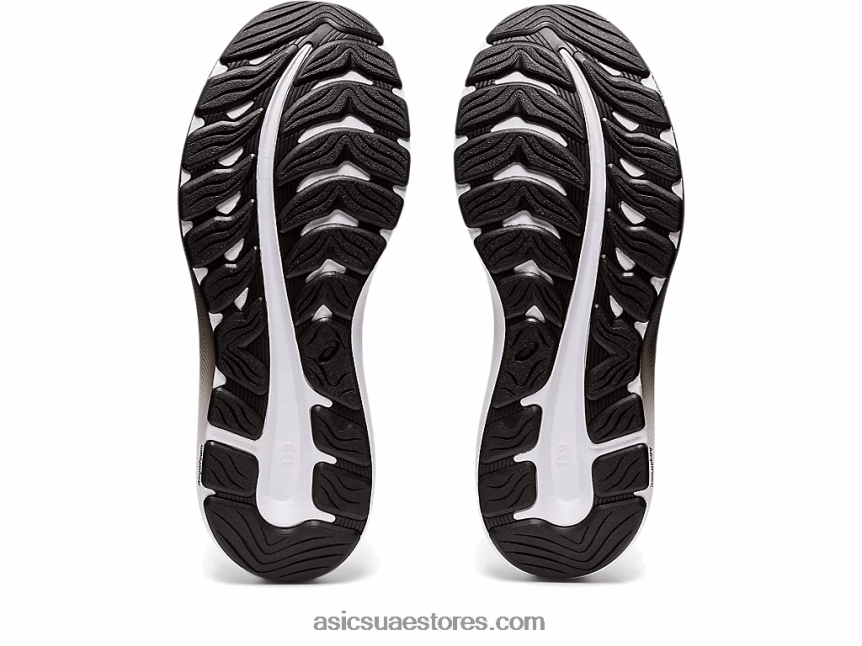 Asics أسود / أبيض جل اكسايت 9 عريض للغاية 2N24DJ1411