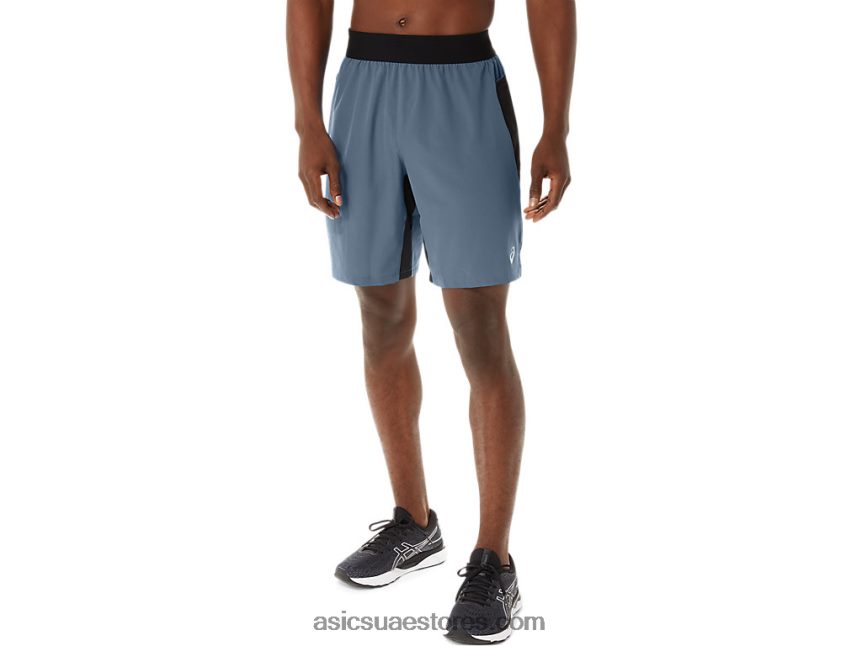 Asics الأزرق الصلب خلاط رجالي 9 إنش قصير 2N24DJ192