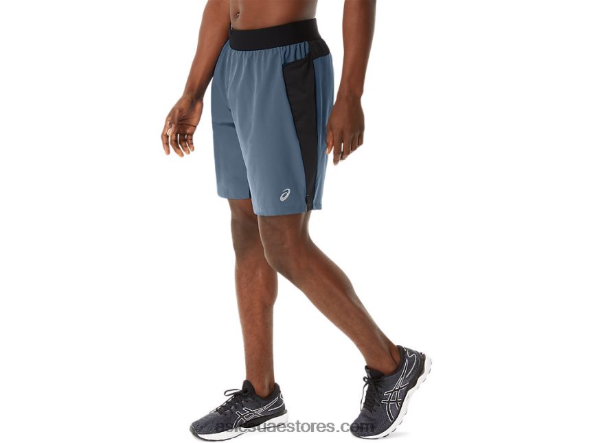 Asics الأزرق الصلب خلاط رجالي 9 إنش قصير 2N24DJ192
