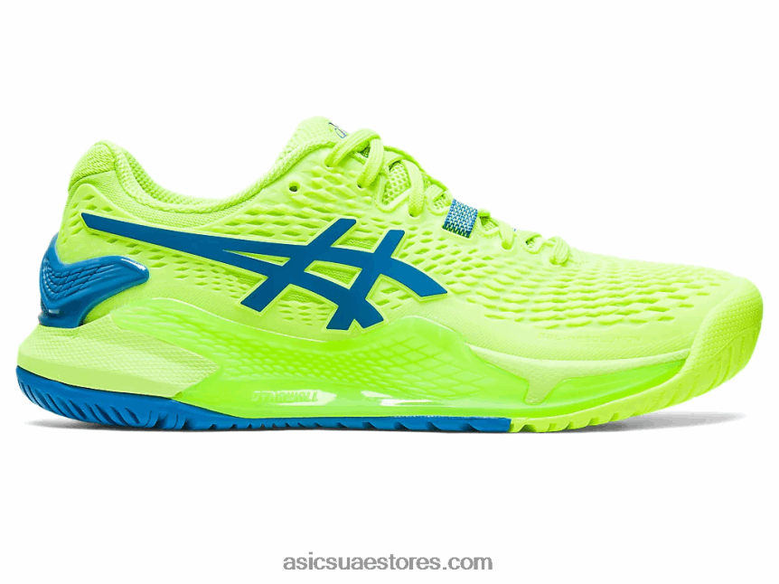 Asics خطر أخضر / أزرق تولد من جديد جل القرار 9 2N24DJ2170