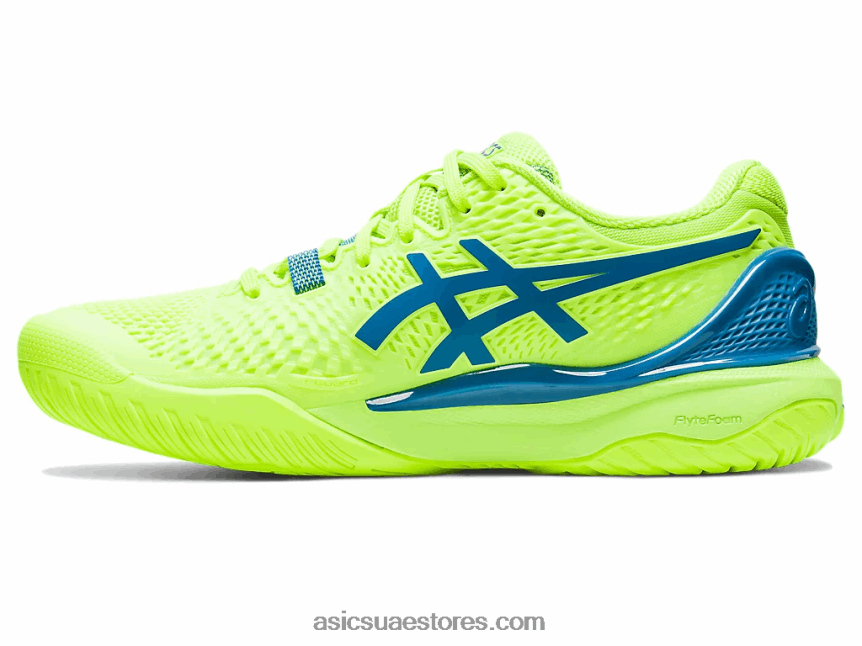 Asics خطر أخضر / أزرق تولد من جديد جل القرار 9 2N24DJ2170