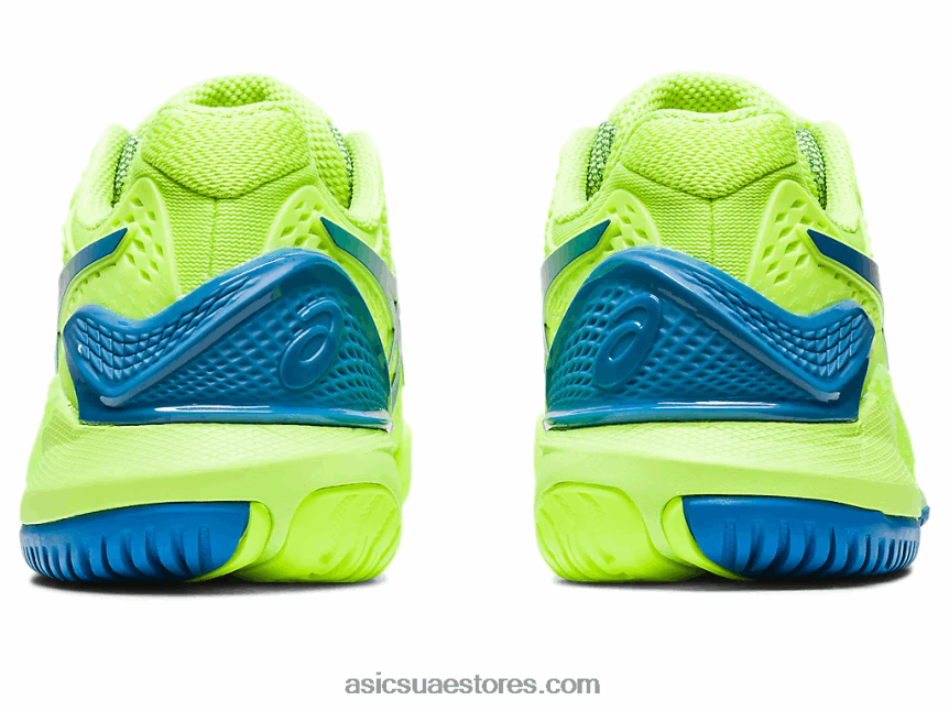 Asics خطر أخضر / أزرق تولد من جديد جل القرار 9 2N24DJ2170