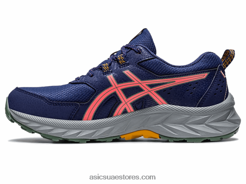 Asics أزرق نيلي / بابايا جل فينشر 9 واسع 2N24DJ2205