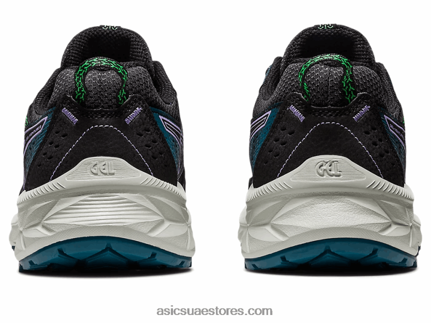 Asics أسود / بنفسجي رقمي جل فينشر 9 2N24DJ2212