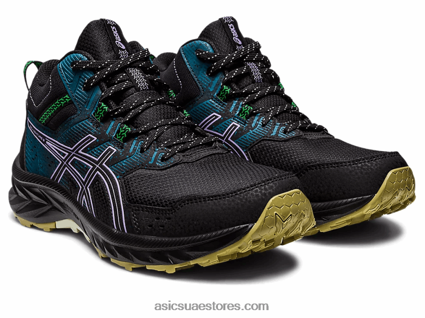 Asics أسود / بنفسجي رقمي جل فينشر 9 متر 2N24DJ2224