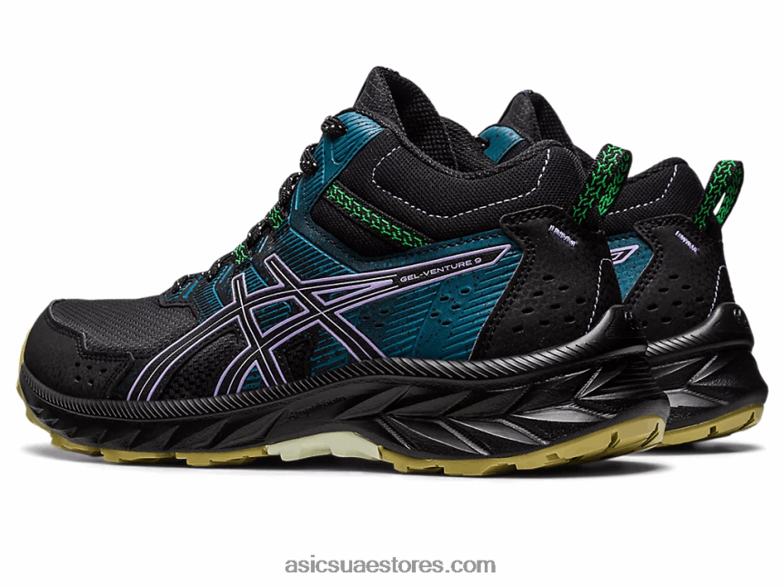 Asics أسود / بنفسجي رقمي جل فينشر 9 متر 2N24DJ2224