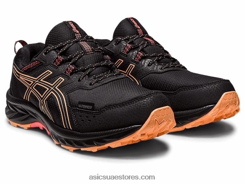 Asics أسود / الكثبان الصيفية جل فينشر 9 مقاوم للماء 2N24DJ2228
