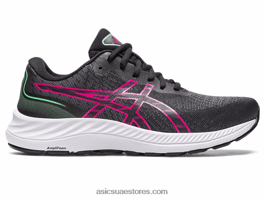Asics الهذيان الأسود / الوردي جل اكسايت 9 2N24DJ2278