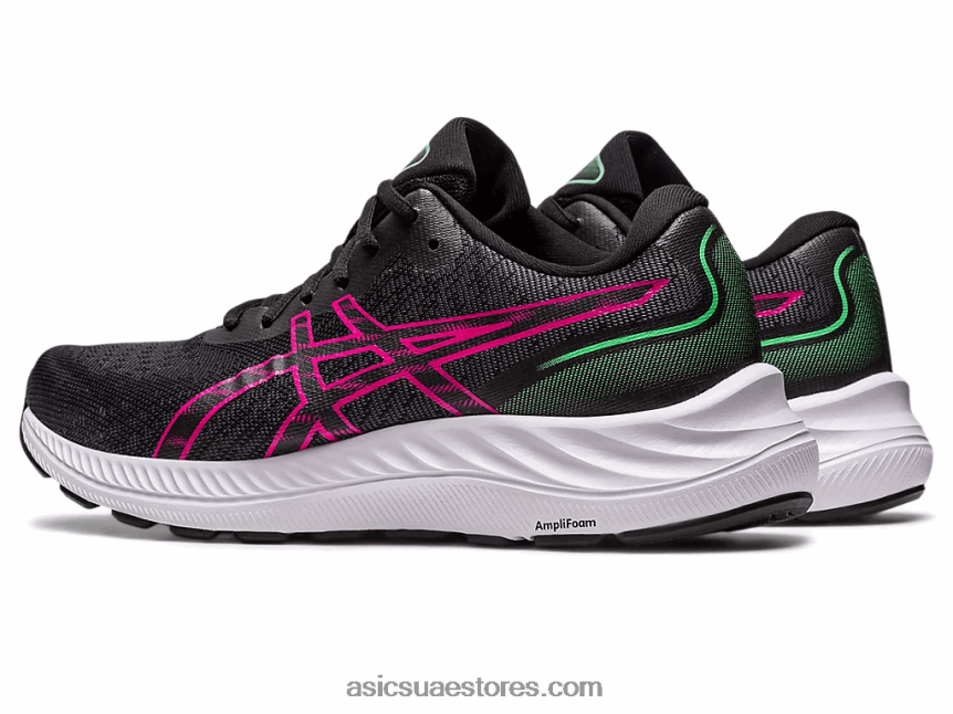 Asics الهذيان الأسود / الوردي جل اكسايت 9 2N24DJ2278